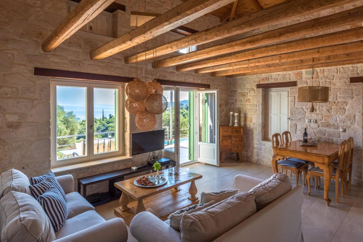 Yiameli Villas With Private Pool Skinária Екстериор снимка